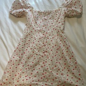 Hello Molly Luvalot Pink and White Floral Dress